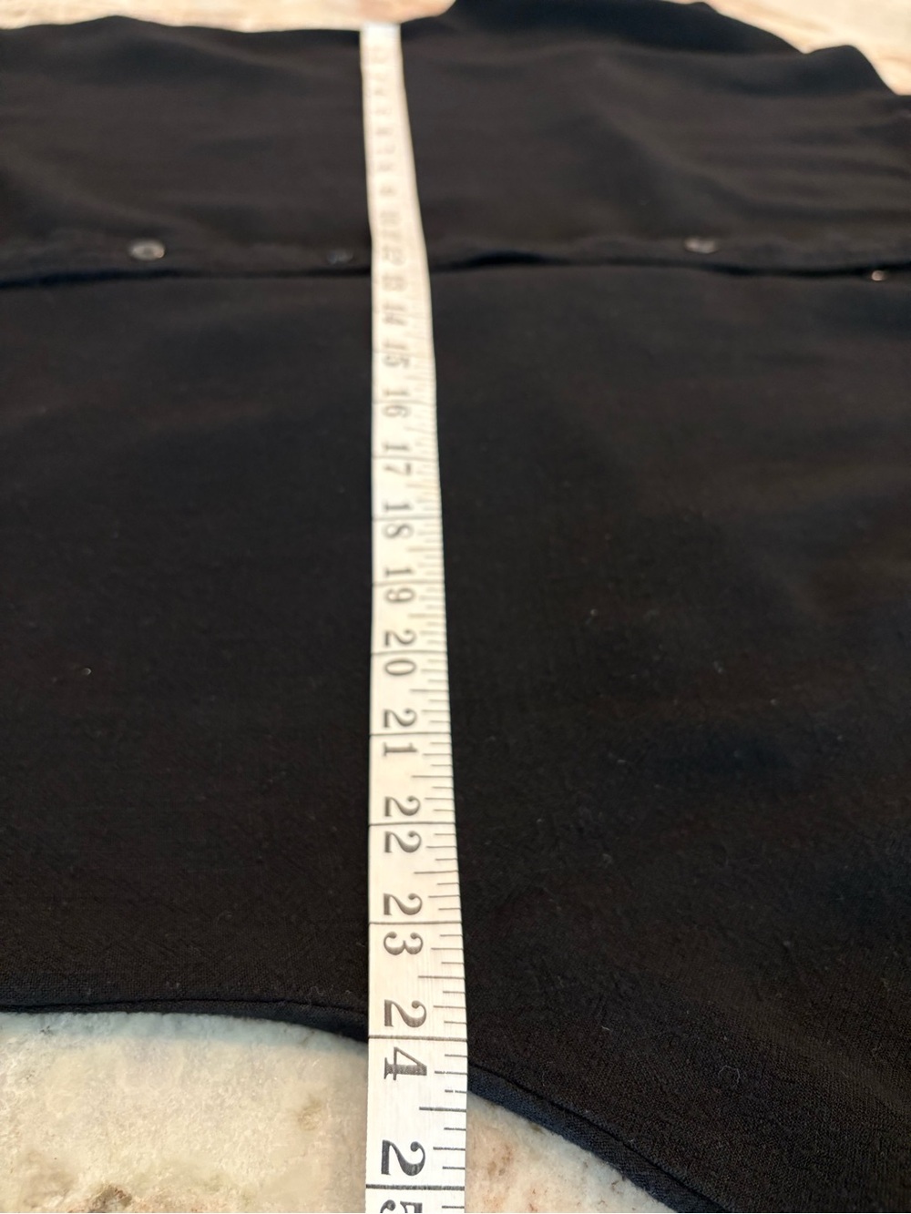 Bumpsuit Black Oversized Button Up Relaxed Maternity Postpartum Shirt Top Medium - Picture 10 of 12